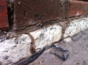 Termites lead attacking a home built on a concrete slab (if soil was higher the owner  would never know)
